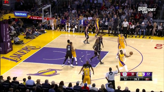 March 21, 2017 - Clippers vs. Lakers - 1st Half Team Highlights