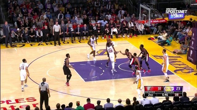 March 26, 2017 - Trail Blazers vs. Lakers - 2nd Quarter Team Highlights