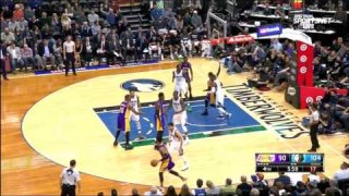 March 30, 2017 - Lakers vs. Timberwolves - 4th Quarter Team Highlights