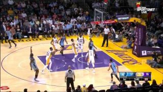 April 2, 2017 - Grizzles vs. Lakers - 1st Quarter Team Highlights