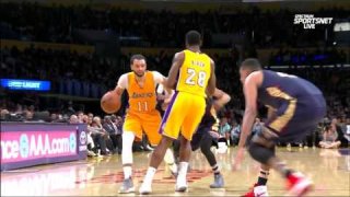April 11, 2017 - Pelicans vs. Lakers - 2nd Quarter Team Highlights