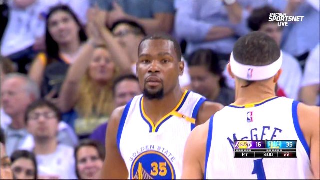 April 12, 2017 - Lakers vs. Warriors - 1st Quarter Team Highlights