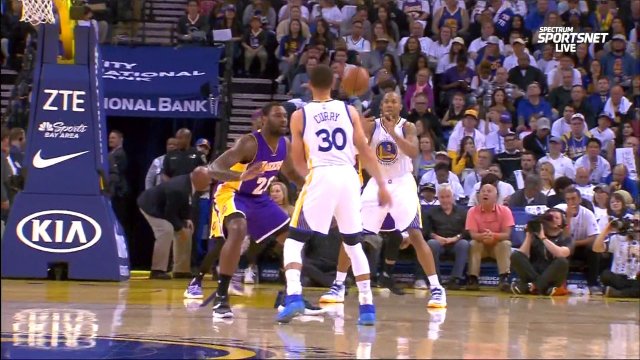 April 12, 2017 - Lakers vs. Warriors - 1st Half Team Highlights