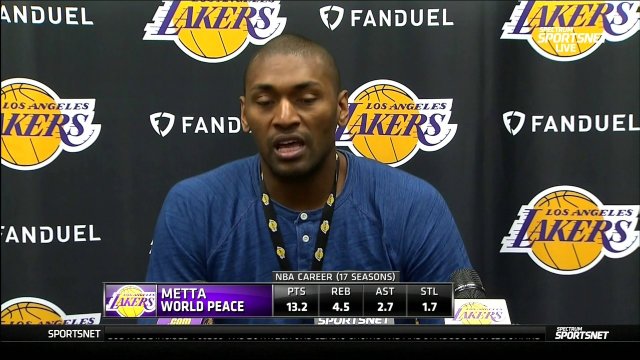 April 13, 2017 - Metta World Peace Exit Interview
