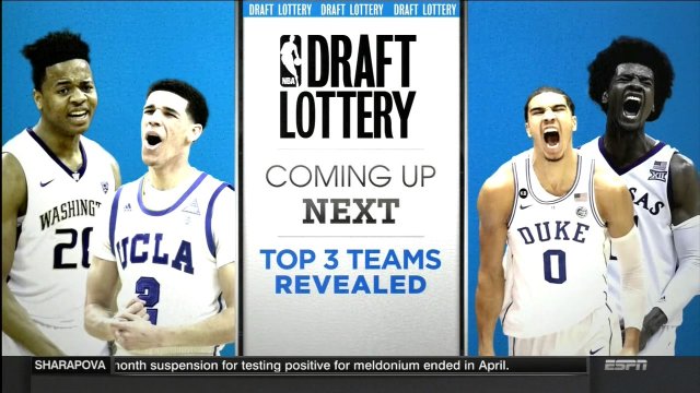 May 16, 2017 - 2017 NBA Draft Lottery - Los Angeles Lakers Secure 2nd Overall Pick