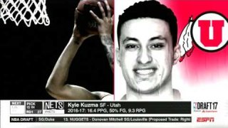 June 22, 2017 - 2017 NBA Draft - Los Angeles Lakers Select Kyle Kuzma With 27th Overall Pick