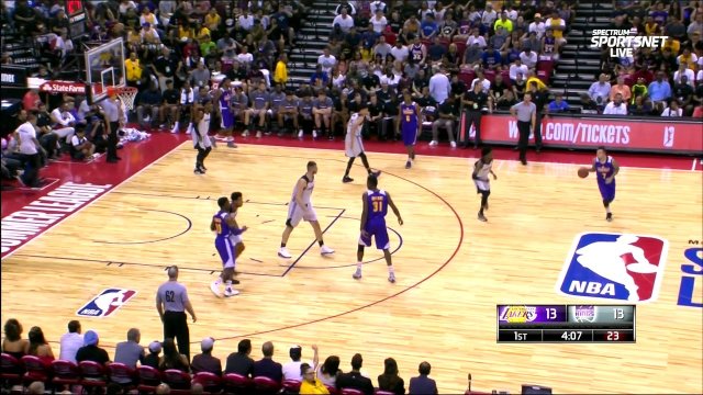 July 10, 2017 - Lakers vs. Kings - 1st Quarter Team Highlights