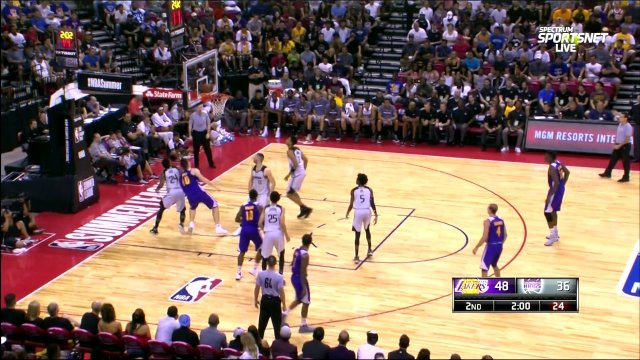 July 10, 2017 - Lakers vs. Kings - 2nd Quarter Team Highlights