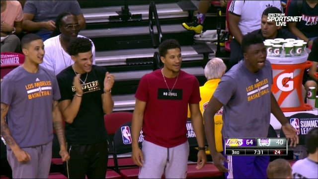July 10, 2017 - Lakers vs. Kings - 3rd Quarter Team Highlights