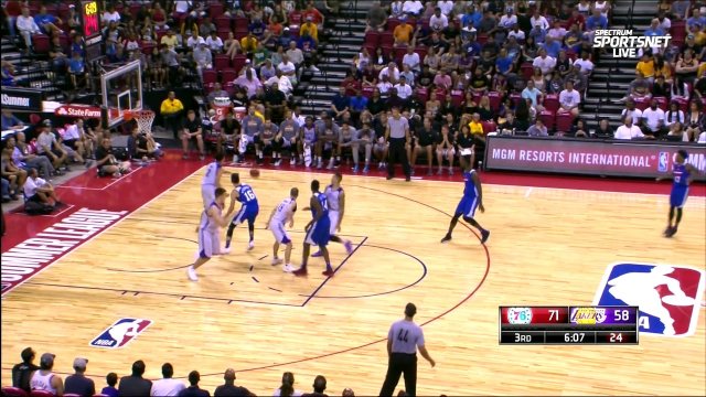 July 12, 2017 - 76ers vs. Lakers - 3rd Quarter Team Highlights