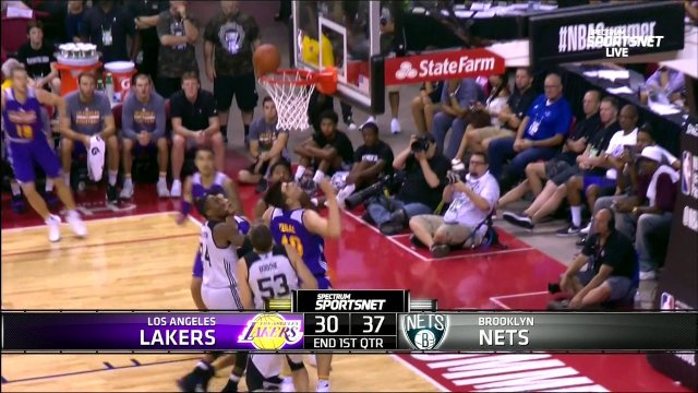July 15, 2017 - Lakers vs. Nets - 1st Half Team Highlights