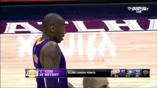 November 18, 2014 - Lakers vs. Hawks - Kobe Bryant Scores His 32,000th Point