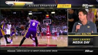 September 25, 2017 - 2017 Lakers Media Day - Luke Walton Interview