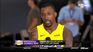 September 25, 2017 - 2017 Lakers Media Day - Kentavious Caldwell-Pope Interview