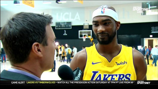 September 25, 2017 - 2017 Lakers Media Day - Corey Brewer Interview