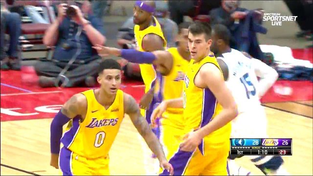 September 30, 2017 - Timberwolves vs. Lakers - 1st Half Team Highlights