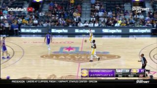 October 8, 2017 - Kings vs. Lakers - 3rd Quarter Team Highlights