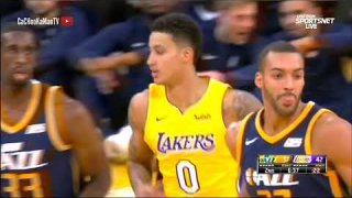 October 10, 2017 - Jazz vs. Lakers - Kyle Kuzma Quick Spin And Layup