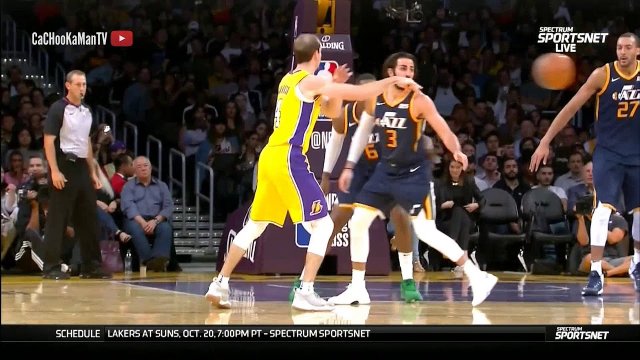 October 10, 2017 - Jazz vs. Lakers - 3rd Quarter Team Highlights