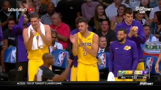 October 10, 2017 - Jazz vs. Lakers - Jordan Clarkson And 1 Layup And Dance