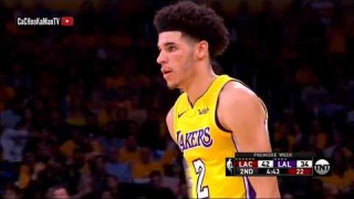 October 19, 2017 - Clippers vs. Lakers - Lonzo Ball First NBA Field Goal
