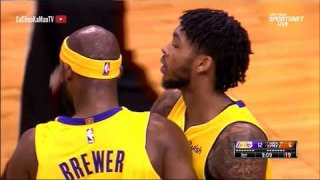 October 20, 2017 - Lakers vs. Suns - 1st Quarter Team Highlights