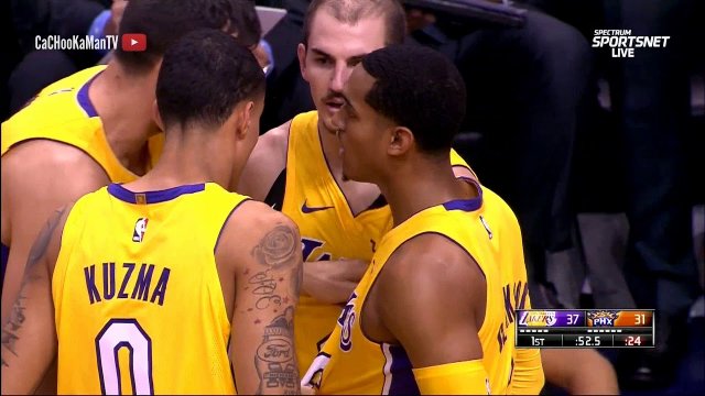 October 20, 2017 - Lakers vs. Suns - 1st Half Team Highlights