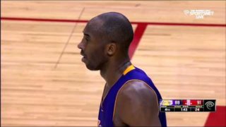 November 19, 2014 - Lakers vs. Rockets - Kobe Bryant And 1 Jumper Over Trevor Ariza