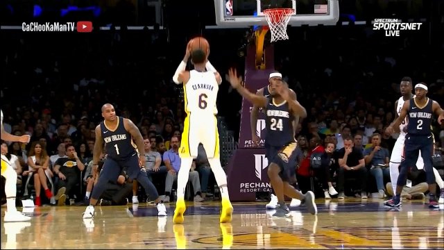 October 22, 2017 - Pelicans vs. Lakers - 3rd Quarter Team Highlights