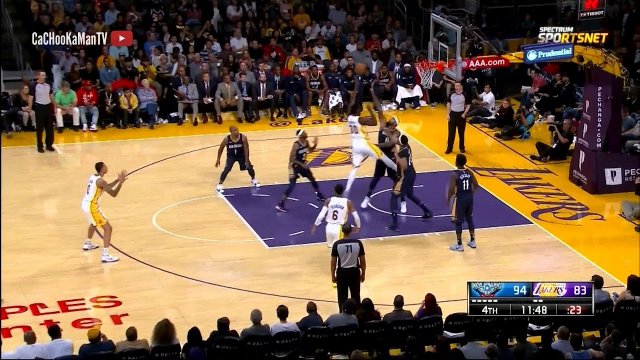 October 22, 2017 - Pelicans vs. Lakers - Condensed Team Highlights