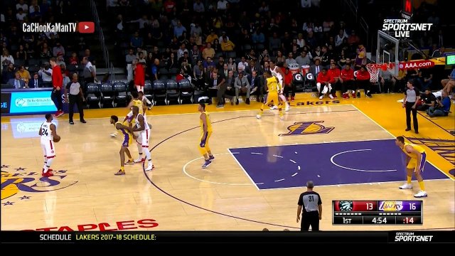October 27, 2017 - Raptors vs. Lakers - 1st Quarter Team Highlights