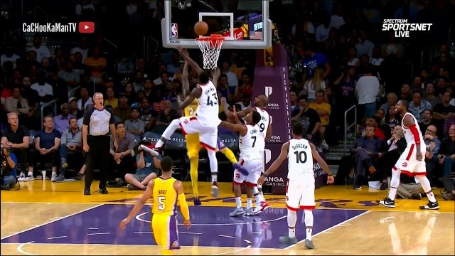 October 27, 2017 - Raptors vs. Lakers - 4th Quarter Team Highlights