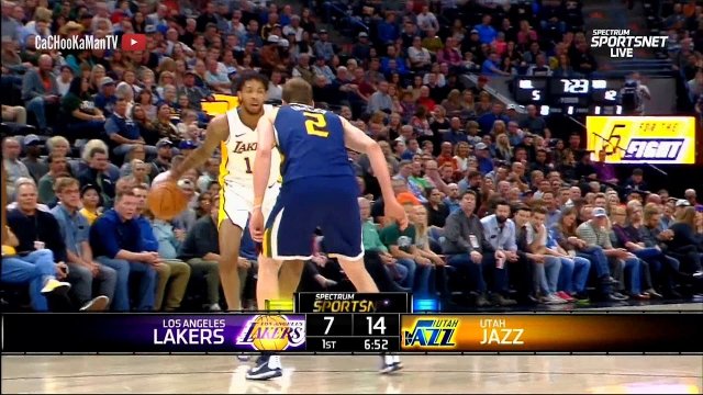 October 28, 2017 - Lakers vs. Jazz - 1st Quarter Team Highlights