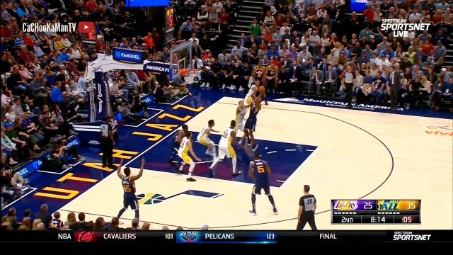 October 28, 2017 - Lakers vs. Jazz - 1st Half Team Highlights