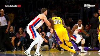 October 31, 2017 - Pistons vs. Lakers - 1st Half Team Highlights