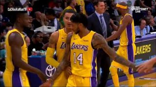 October 31, 2017 - Pistons vs. Lakers - Brandon Ingram Buzzer Beating Three To End 3rd Quarter