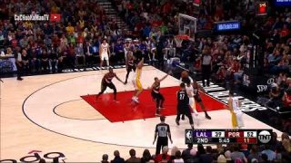 November 2, 2017 - Lakers vs. Trail Blazers - 2nd Quarter Team Highlights