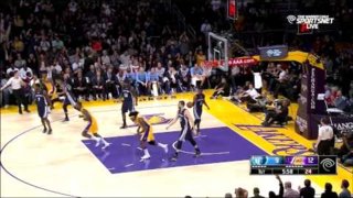 November 26, 2014 - Grizzlies vs. Lakers - Ed Davis Back To Back Blocks