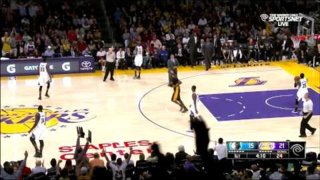 November 28, 2014 - Timberwolves vs. Lakers - Kobe Bryant Steal And Dunk