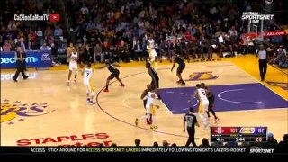 December 3, 2017 - Rockets vs. Lakers - 4th Quarter Team Highlights