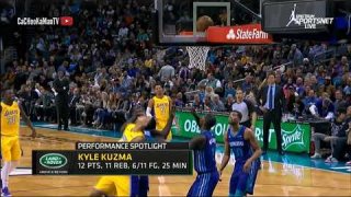 December 9, 2017 - Lakers vs. Hornets - 4th Quarter Team Highlights