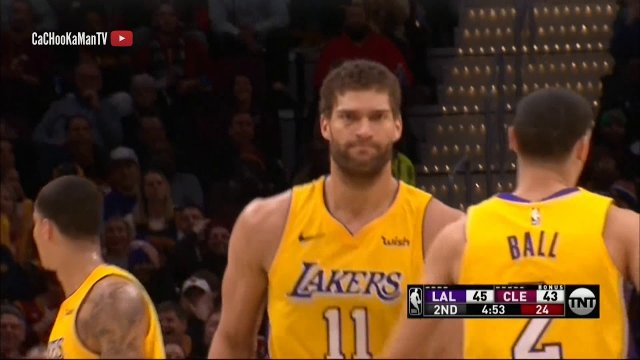 December 14, 2017 - Lakers vs. Cavaliers - 2nd Quarter Team Highlights