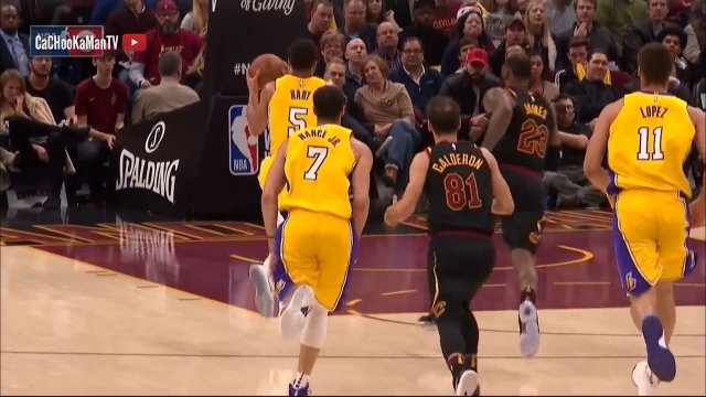 December 14, 2017 - Lakers vs. Cavaliers - 3rd Quarter Team Highlights