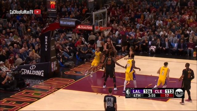 December 14, 2017 - Lakers vs. Cavaliers - 4th Quarter Team Highlights