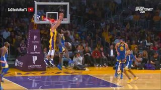 December 18, 2017 - Warriors vs. Lakers - Lonzo Ball Alleyoop To Larry Nance Jr.