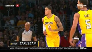 December 18, 2017 - Warriors vs. Lakers - 2nd Quarter Team Highlights