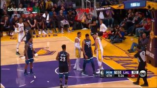 December 25, 2017 - Timberwolves vs. Lakers - 4th Quarter Team Highlights