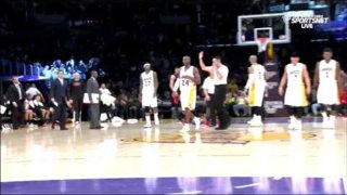 November 30, 2014 - Raptors vs. Lakers - Kobe Bryant And 1 And Death Stare