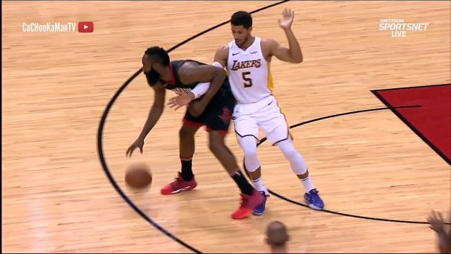 December 31, 2017 - Lakers vs. Rockets - 4th Quarter Team Highlights