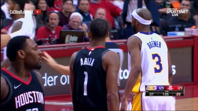 December 31, 2017 - Lakers vs. Rockets - 1st Overtime Team Highlights